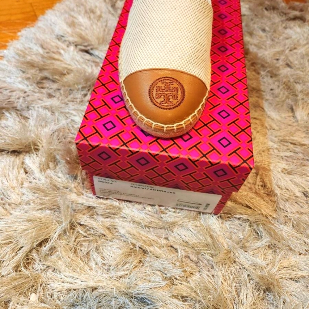 Natural Two Tone Tory Burch Espadrilles